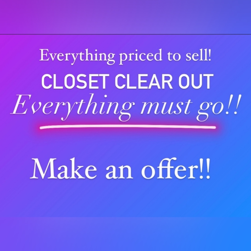 Closet Space Needed!